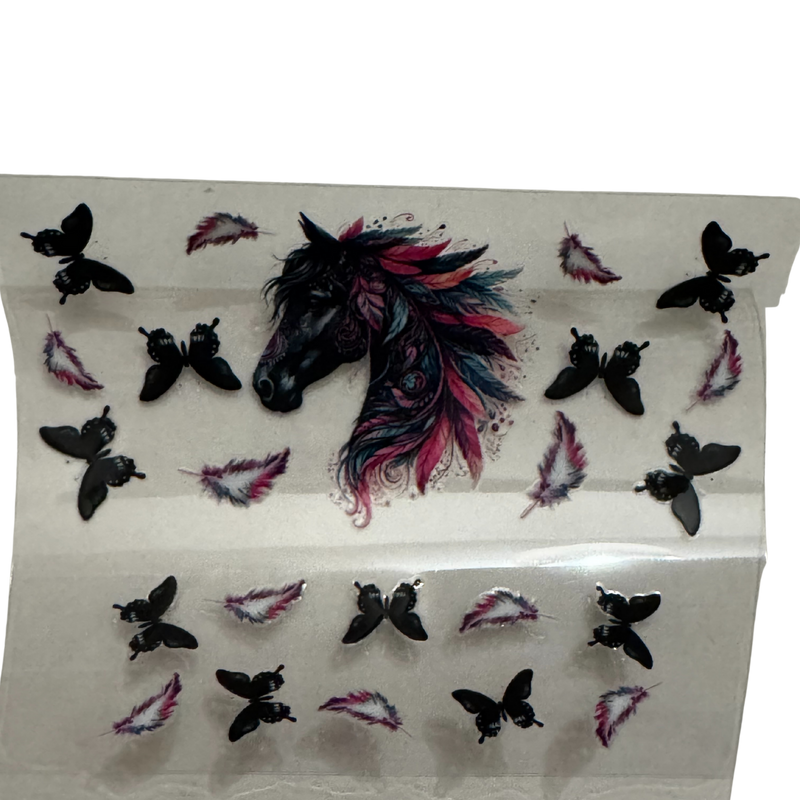 Horse & Butterflies - MINI