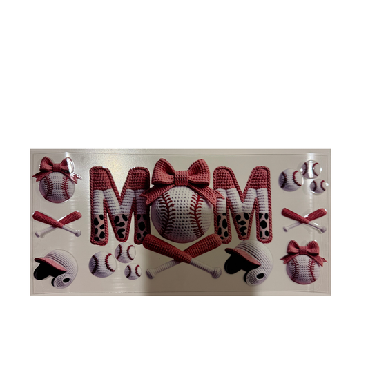Crochet Baseball Mom