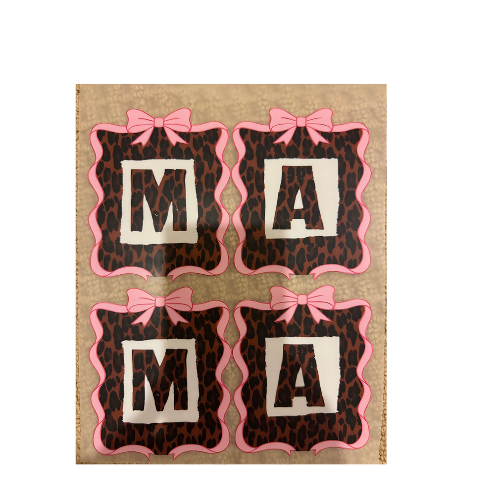 DTF - Mama Cheetah Squares