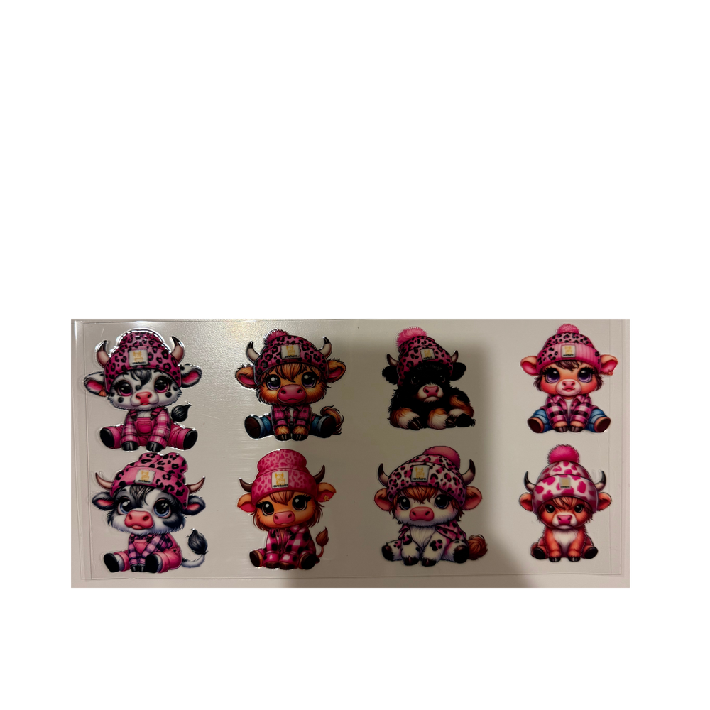 Cows w/ Pink Hats