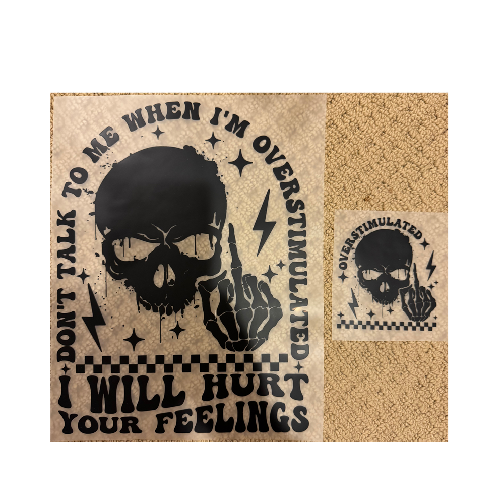 DTF - Overstimulated Skull Combo Set
