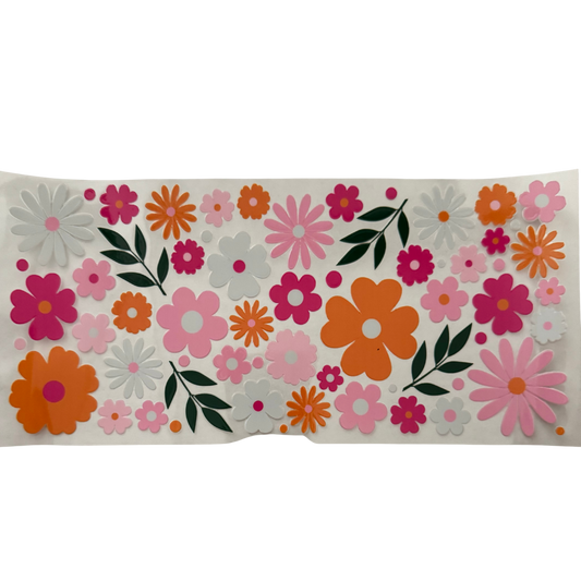 Pink Orange White Flowers