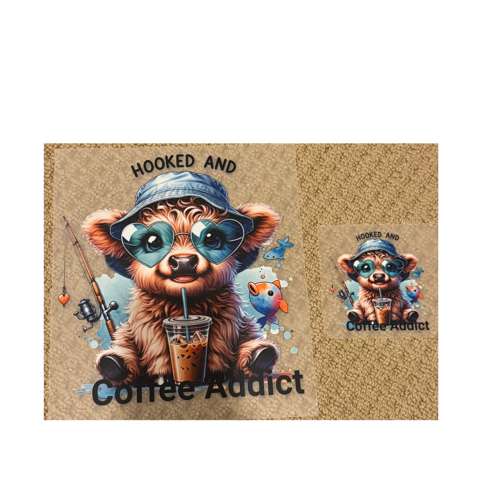 Hooked & Coffee Cow DTF Set
