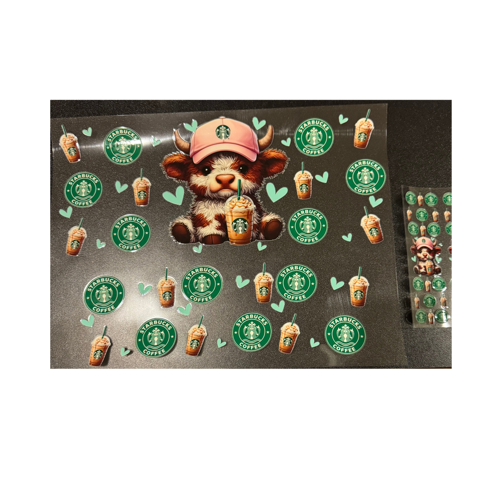 40oz Starbies Cow Pen Set