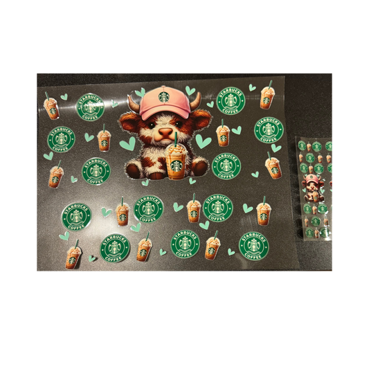 40oz Starbies Cow Pen Set