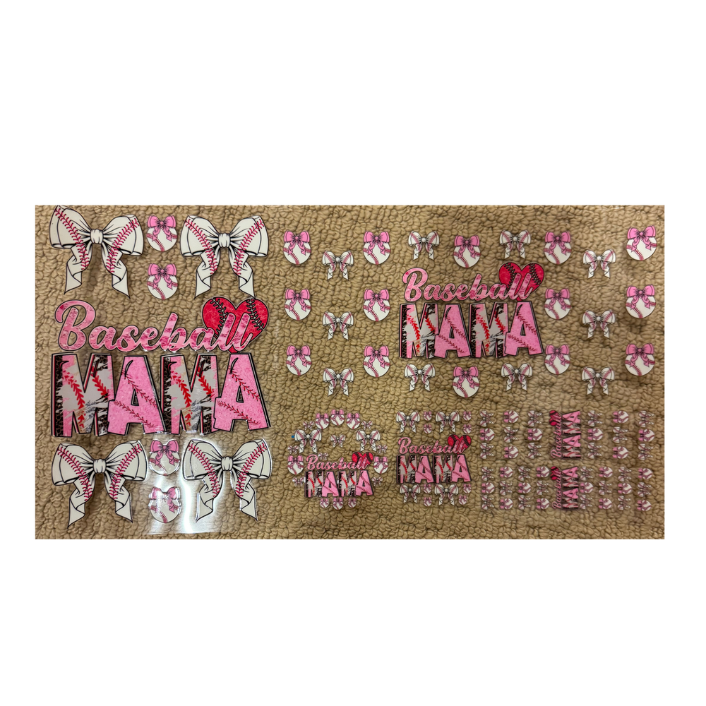 6 in 1 - Pink Baseball Mama