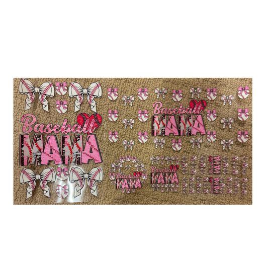 6 in 1 - Pink Baseball Mama
