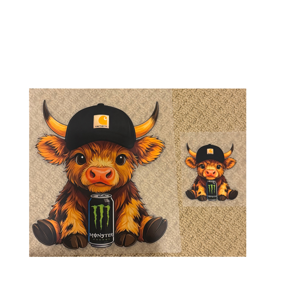Monster Energy Cow DTF Set