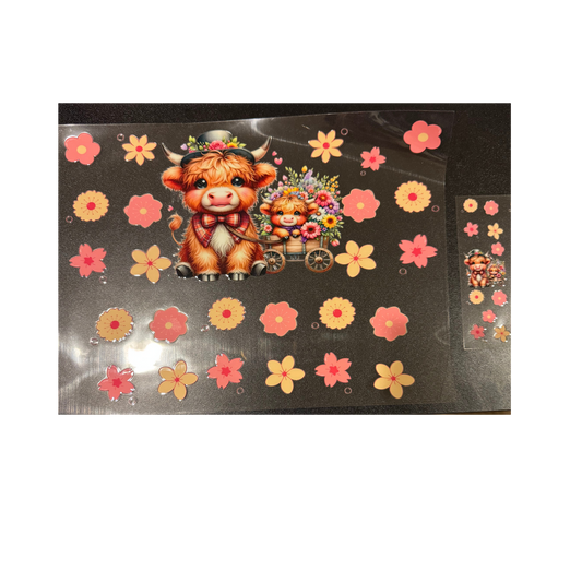 40oz Mom & Me Cow Pen Set