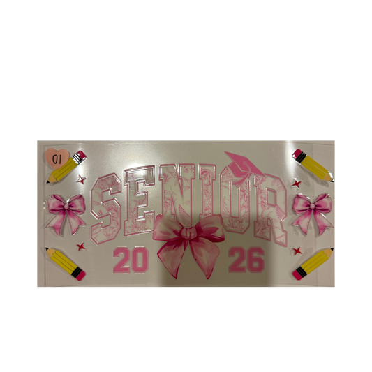 Senior 2026 Bows & Pencils