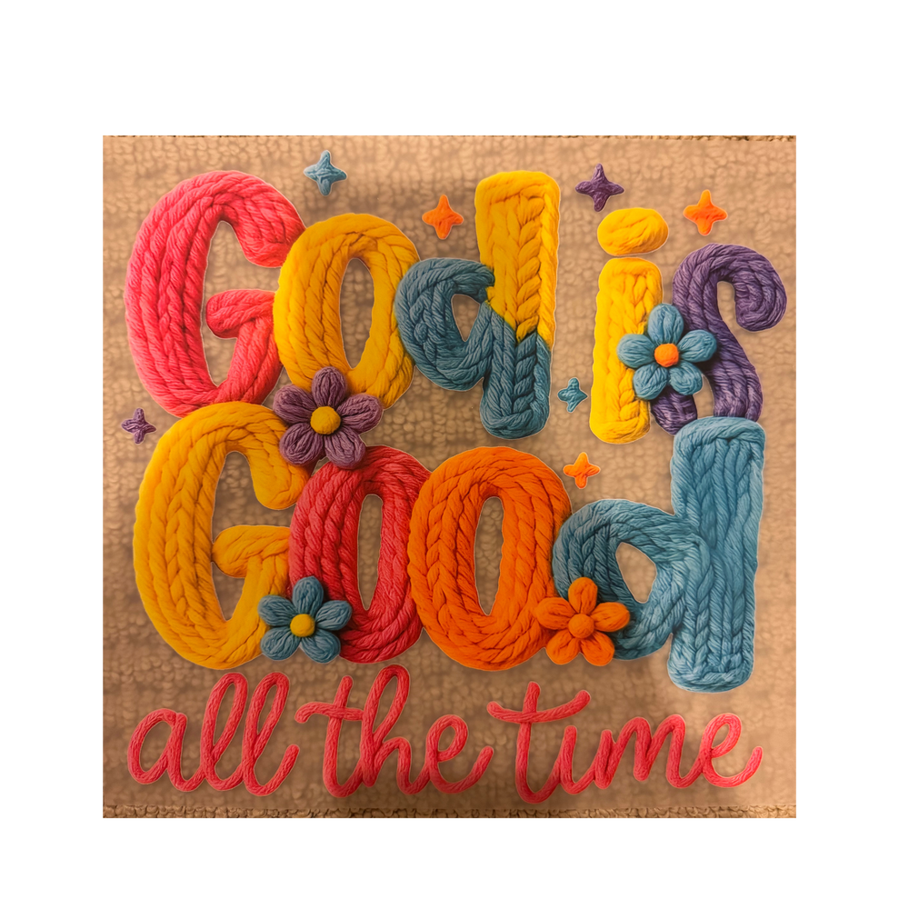 DTF - Crochet God Is Good