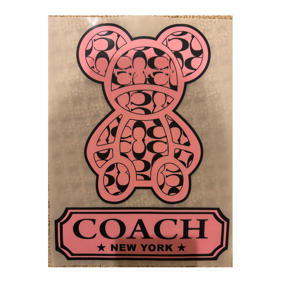 DTF - Pink Coach Bear