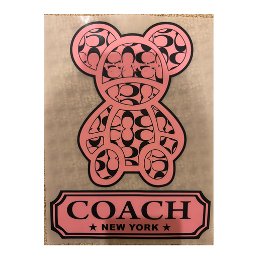 DTF - Pink Coach Bear
