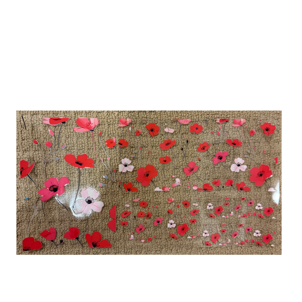 6 in 1 - Red Flowers