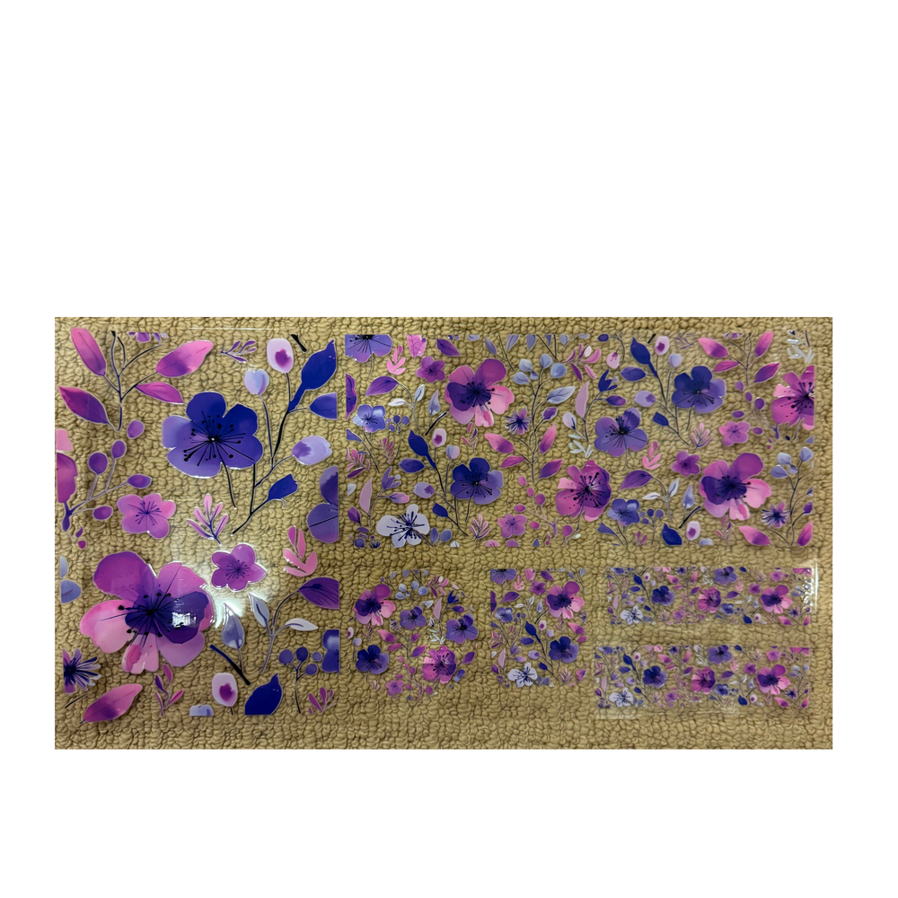 6 in 1 - Purple Flowers
