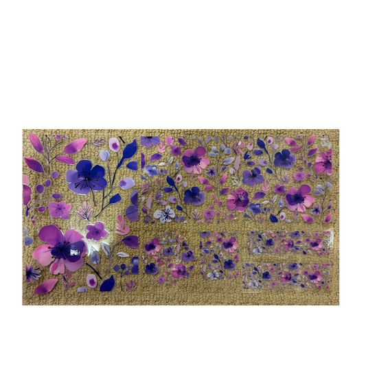 6 in 1 - Purple Flowers