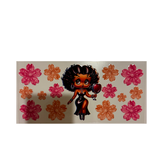 Brown Betty w/ Flowers