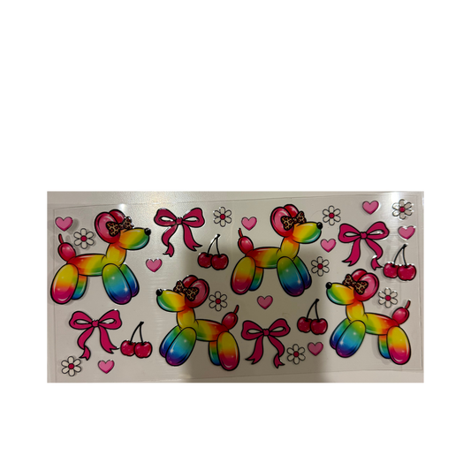 Rainbow Balloon Dog