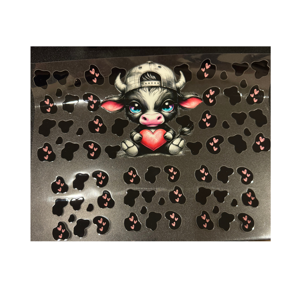 40oz - Cow w/ Print