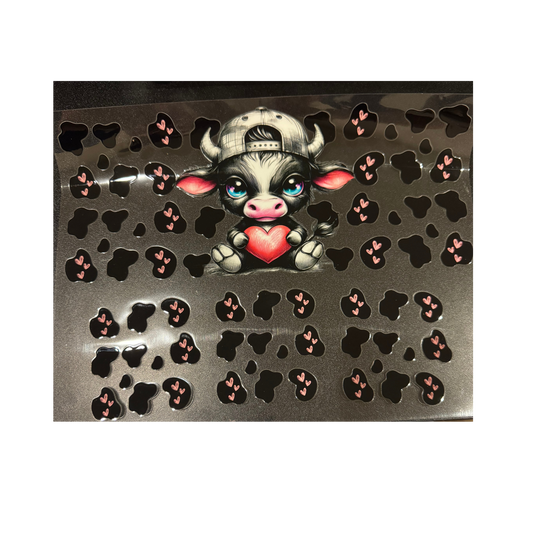 40oz - Cow w/ Print