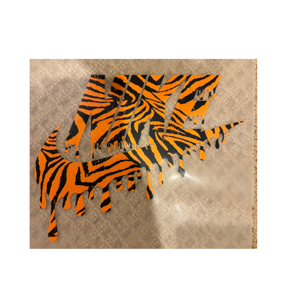 DTF - Tiger Check Drip