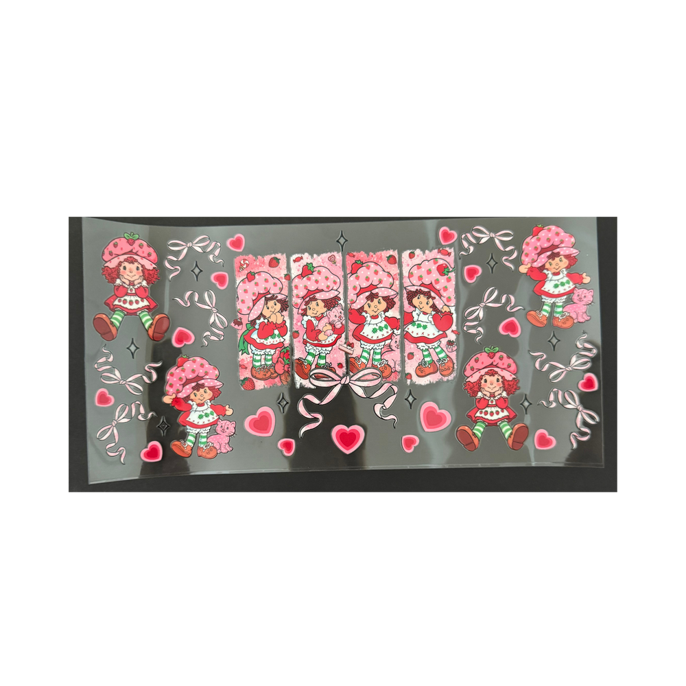 Strawberry Girl w/ Hearts & Bows