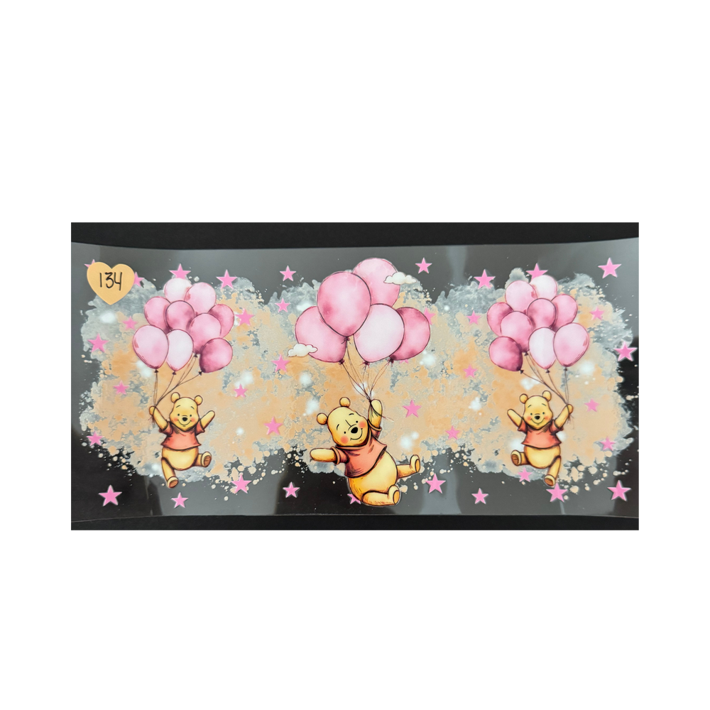 Pooh Flying w/ Balloons