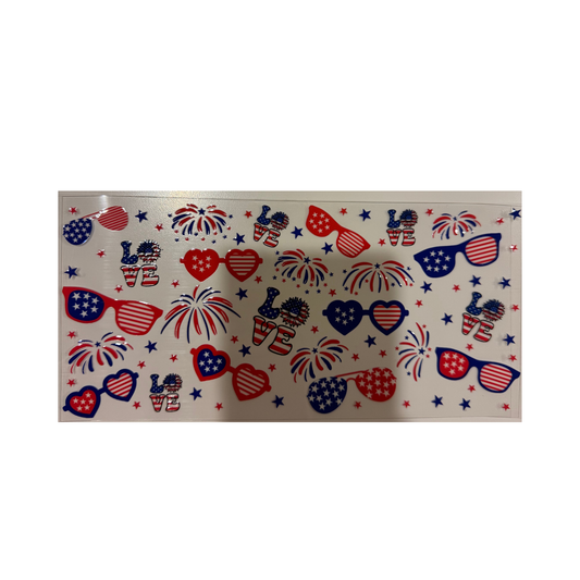 USA Sunglasses & Fireworks