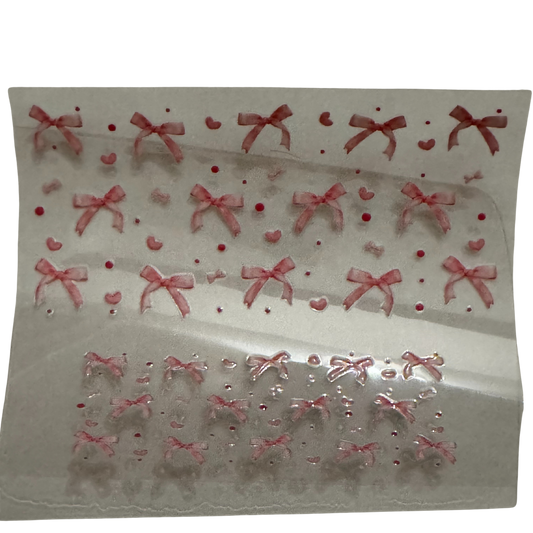 Pink Bows & Hearts - Mini