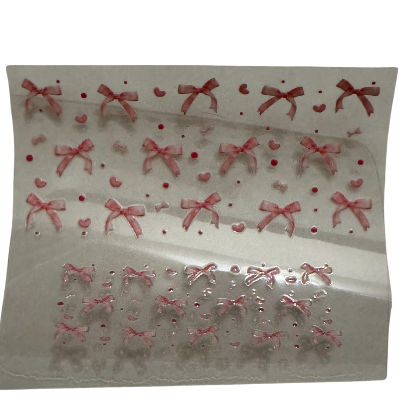 Pink Bows & Hearts - Mini