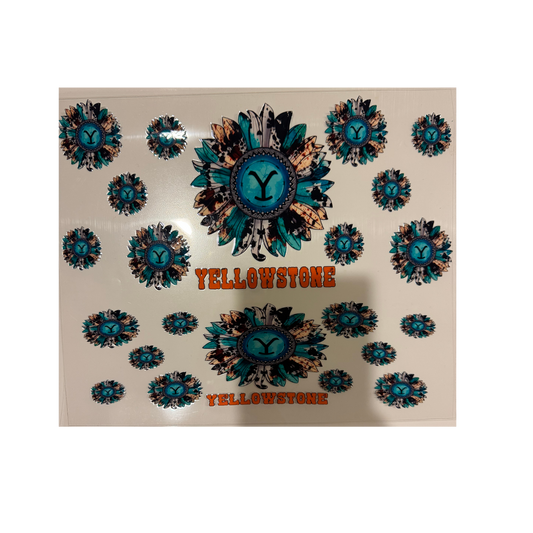 40oz - Yellowstone Flowers