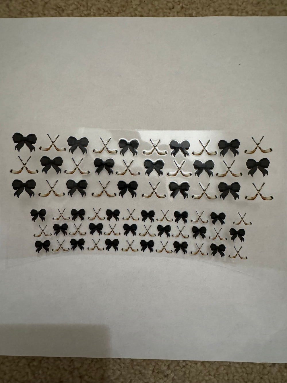 3oz - Bows & Hockey Sticks