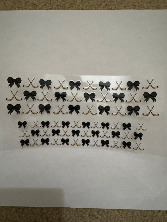 3oz - Bows & Hockey Sticks