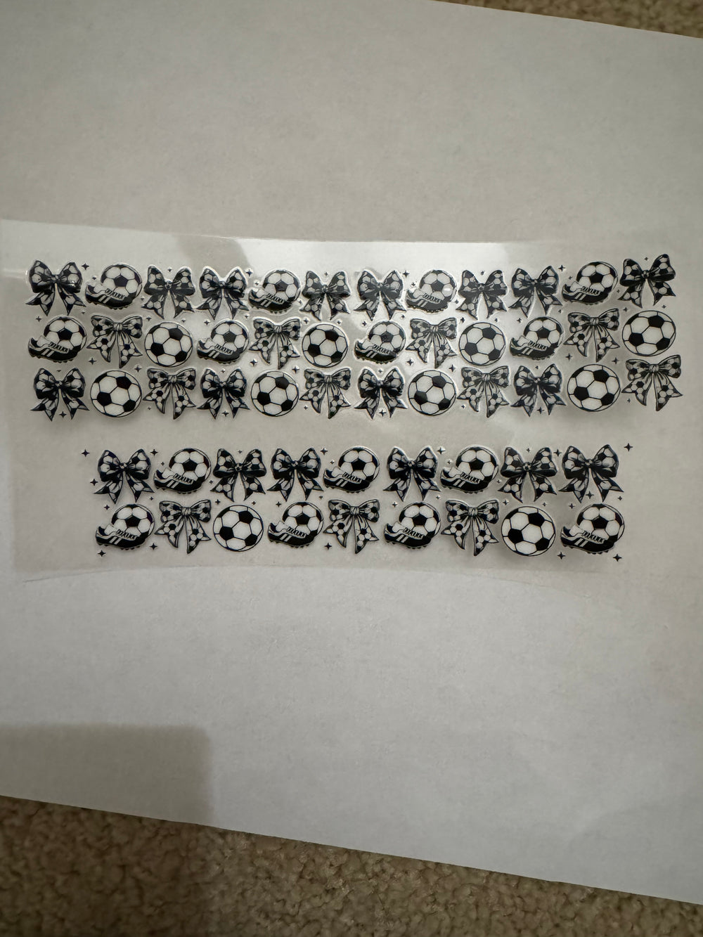 3oz - Soccer Balls & Bows