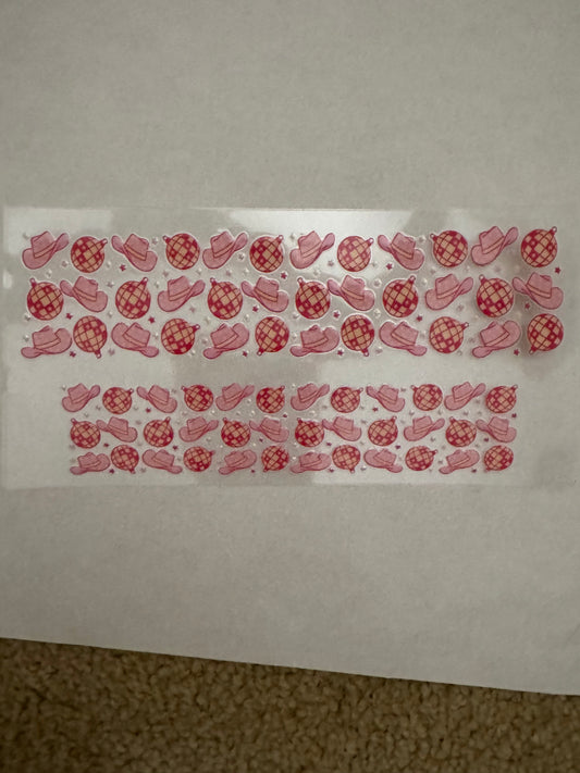 3oz - Pink Western