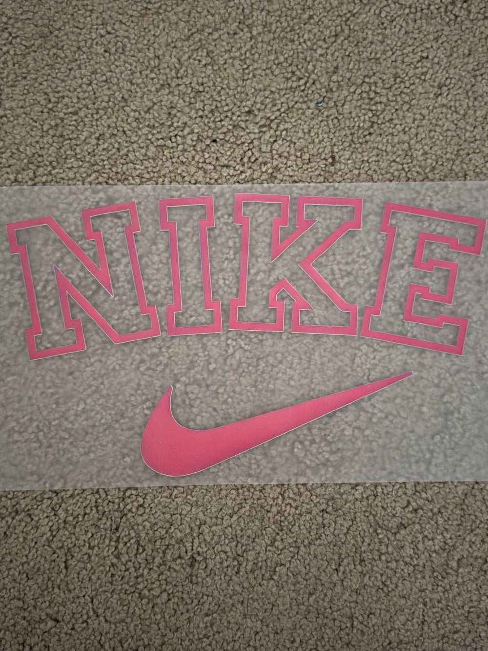 DTF - Pink Outline Nike