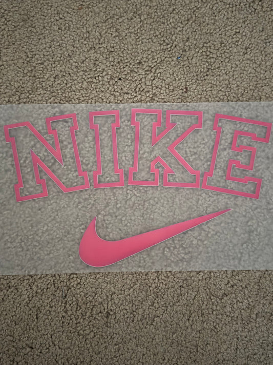 DTF - Pink Outline Nike